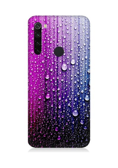 Xiaomi Redmi Note 8 Uyumlu Silikon Kılıf Renki Damlalar