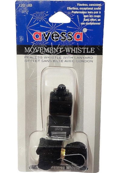 Avessa Dk-10 İpli Düdük Siyah 120 Db Beyaz
