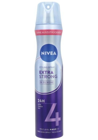 Nivea Saç Spreyi Extra Strong Panthenol Ve B3 Vitaminli 250 Ml 24 Saat Tutuş Vegan Formül