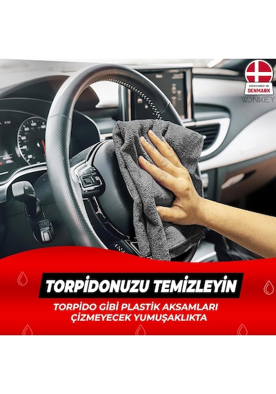 - Emici Oto Kurulama Bezi, Mikrofiber Araç Yıkama Bezi, Araba Kaporta Ve Torpido Temizlik Havlu