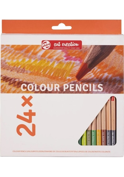 Art Creation Colour Pencils 24'lü Sanatsal Kuru Boya Kalem Seti / 9028024m Karışık