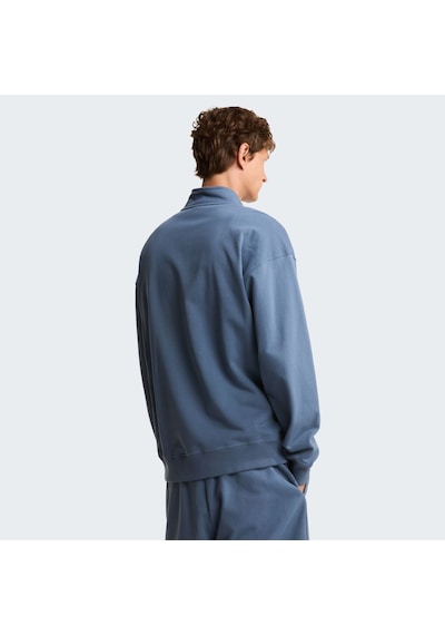 The North Face U Essentıal Lıght Relaxed 1/4 Zıp Crew Unisex Sweatshirt Nf0a8gqf0u31 Gri