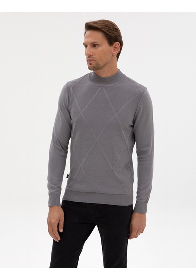 Pierre Cardin Erkek Gri Kazak /triko 50317520-vr024 Gri