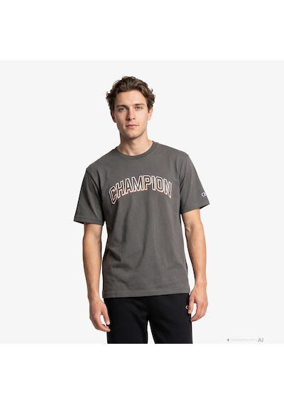 Champion Ss Erkek Haki T-shirt 222629 Çok Renkli
