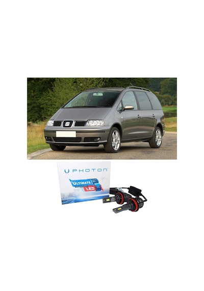 Seat Alhambra Sis Far Ampulü H7 Ultimate Yeni Seri Beyaz 2001-2010