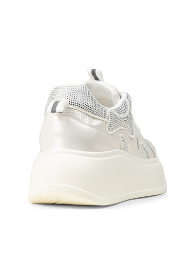 Deery Kadın Beyaz Taş Detaylı Platform Sneaker - 26424zbyzp01 Beyaz