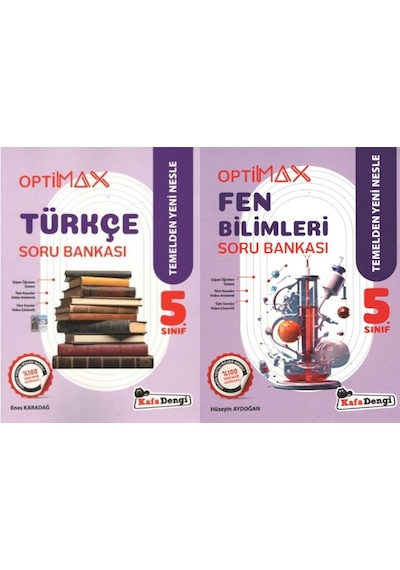Kafadengi 2026 5. Sınıf Türkçe Fen Bilimleri Optimax Soru Bankası Seti 2 Kitap