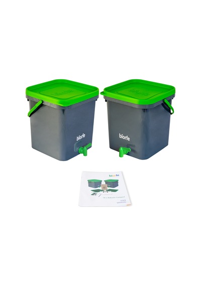 Biorfe Bokashi Kompost Set + 3 Kg Kepek – 18SG6B