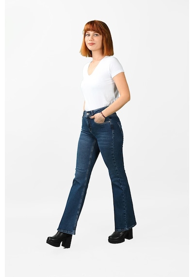Kadın Çan Paça Kot Pantolon 001