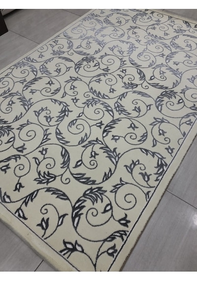 Saray Halı Vizyon 11351 Ws 150X230 Beyaz Gri 4 M2 Halı !