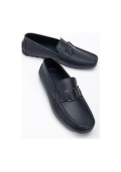 Dilimler Ayakkabı Hakiki Deri Erkek Günlük Loafer Ayakkabı Lacivert Metal Tokalı-3821 Lacivert Dilimler Ayakkabı Hakiki Deri Erkek Günlük Loafer Ayakkabı Lacivert Metal Tokalı-3821 Lacivert