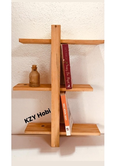 Avrupateknik17 Ahşap Raf 3 Raf
