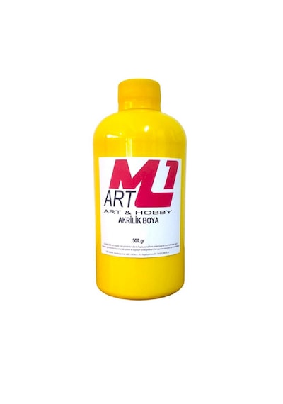 M1 Art Akrilik Boya Sarı 500.gr