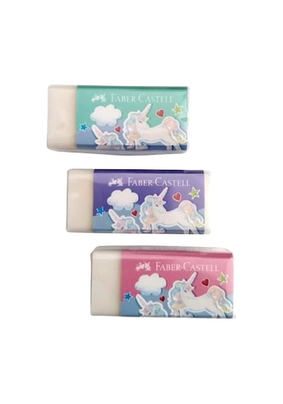Faber Castell Unicorn Silgi - 3 Adet