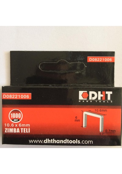 Dht Zımba Teli 6 Mm 1000 Adet Mekanik Zımba Teli