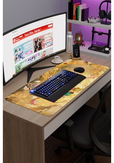 Varesa Genshin Impact Anime Gacha V5 - 90x40 Xxl Gaming Mouse Pad Fare Altlığı