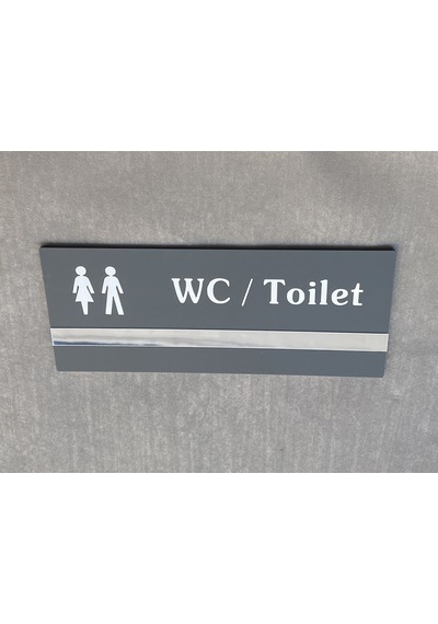 Soft Seri Minimal Pleksi WC Kapı İsimliği
