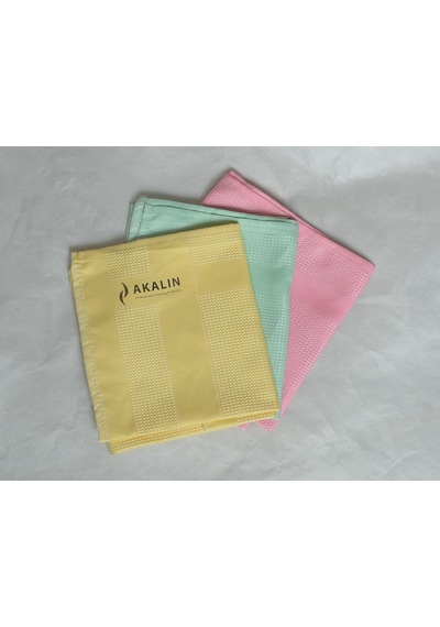 Akalın Orijinal 3'lü Profesyonel Mikrofiber Temizlik Bezi - Ithal Ürün - Tek Dokunuş Pembe-sarı-yeşil Diğer