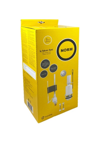 Eczacıbaşı Norm Basmalı Rezervuar İç Takımı 330b3018 Beyaz