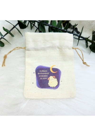 Kurban Bayramı İyi Bayramlar 9x12 Cm Baskılı Kese 30 Adet