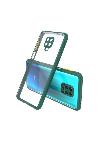Xiaomi Redmi Note 9s Kılıf Zore Kaff Kapak Koyu Yeşil