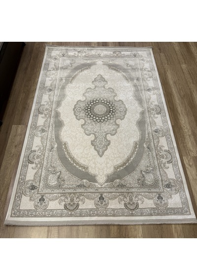 Luxess Halı Roma 1161 Gri Modern Salon Halısı Gri Beyaz