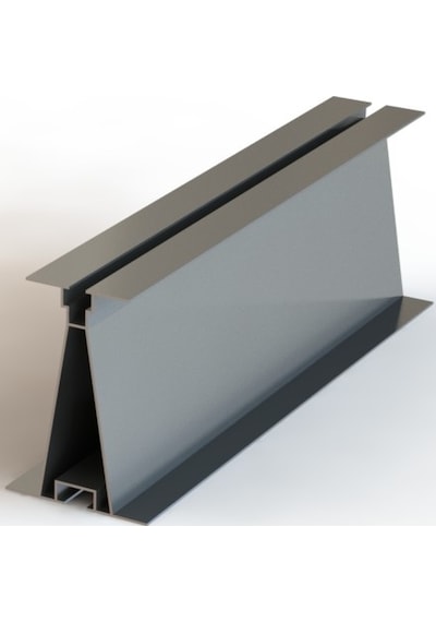 State Güneş Paneli Solar İçin Aluminyum Ray Profil 26 Cm