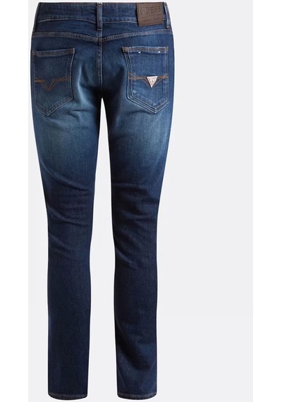 Guess Erkek Denim Skinny Fit Jeans Lacivert