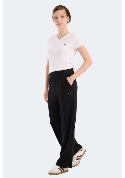 Slazenger Vılle Czg Kadın Bol Paça Siyah Eşofman Altı Siyah