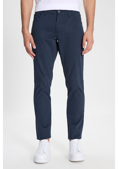 George Henry Pamuklu Slim Fit Dar Kesim 5 Cepli Esnek Chino Pantolon Lacivert