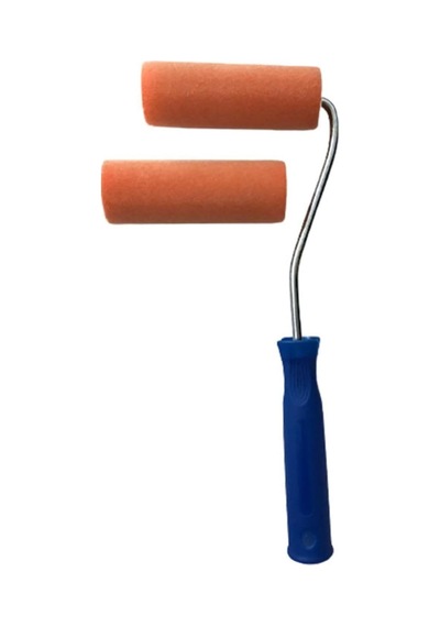 Genel Iz Bırakmayan Kadife Kaplı Rulo Set + 2 Adet Kadife Kaplı Rulo 10 Cm + Rulo Sapı 27 Cm Tek Ebat Unisex