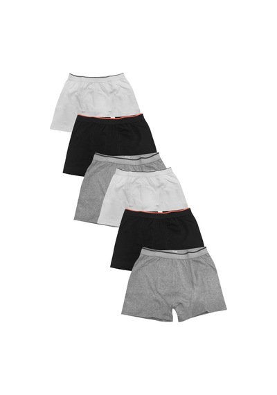 Sedef Yıldızı Iç Giyim Erkek Likralı Pamuklu Boxer Don 6 Lı Paket