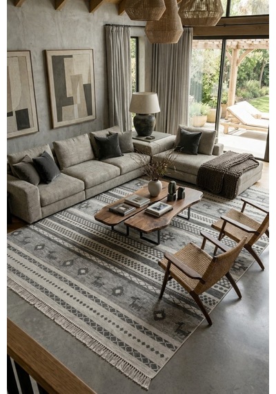 Nexus Halı Antique Wl053 Yumuşak Dokulu Kolay Temizlenebilir Dekoratif Halı Çok Renkli