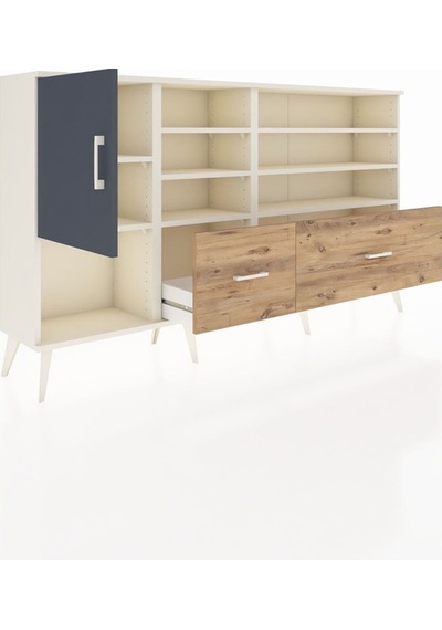 Arges Konsol 8 Raflı 2 Çekmeceli Tek Kapaklı 176x30x99 Aytaşı-antrasit/çam Antrasıt/atlas Çam - Aytası Arges Konsol 8 Raflı 2 Çekmeceli Tek Kapaklı 176x30x99 Aytaşı-antrasit/çam Antrasıt/atlas Çam - Aytası