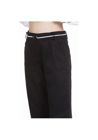 Kız Çocuk Ayarlanabilir Bel Detaylı Gabardin Pantolon 9 14 Yaş L