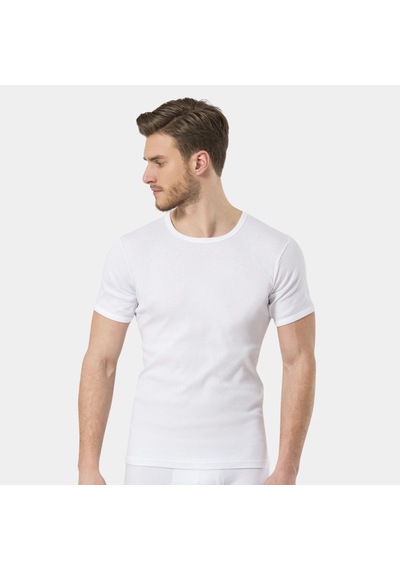 Türen Erkek Ribana O Yaka Fanila 2'li Paket 102/beyaz Beyaz