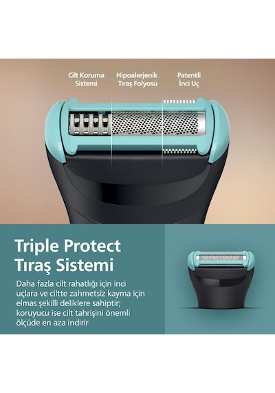 Philips Vücut Bakım 5000 Serisi Duşa Uygun, Hassas Bölge Ve Vücut Tıraş Makinesi - Bg5475/15