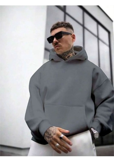 Altamira Erkek Avant Sırt Baskılı Oversize Kapşonlu Sweatshirt 001