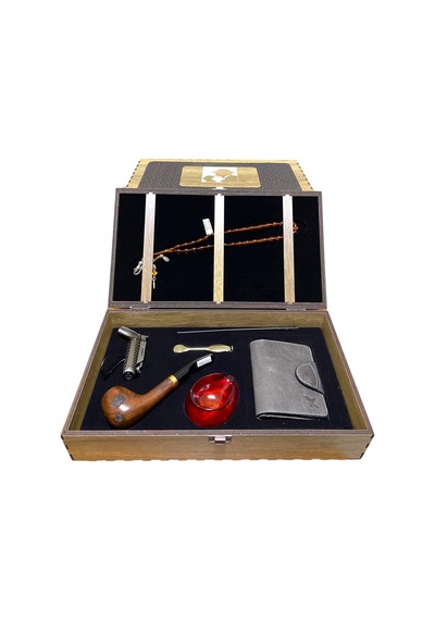 Pipsan Pipo Ahlat Ağacı Balsa Filitreli Çakmaklı Cüzdanlı Tesbihli Set 605728-509164