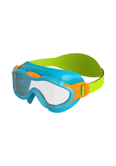 Speedo Sea Squad Mask Çocuk Yüzücü Gözlüğü Renkli Mavi - Yeşil