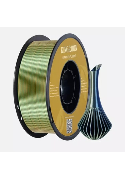 Kingroon 3 Renk Mavi - Yeşil - Turuncu Pla Silk Filament 1.75 Mm 1000gr