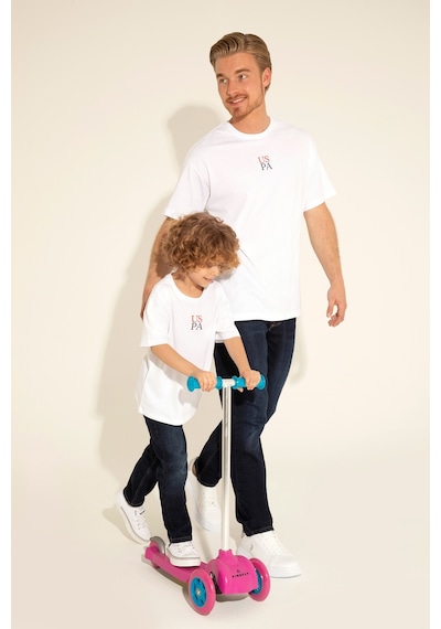 U.S. Polo Assn. Erkek Comfort Fit Bisiklet Yaka Beyaz Tişört 50289221-VR013 U.S. Polo Assn. Erkek Comfort Fit Bisiklet Yaka Beyaz Tişört 50289221-VR013