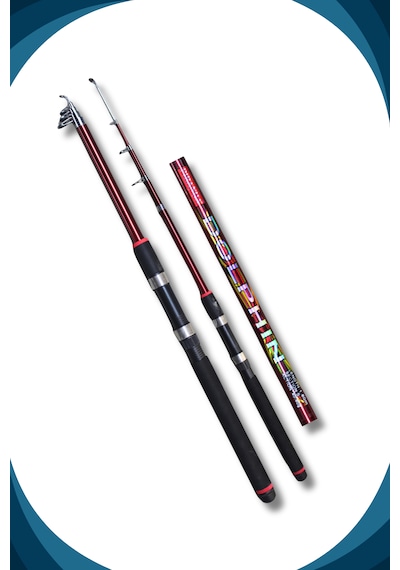 Piranha Dolphin 165cm 50-150gr Ak 200 Çocuk Olta Seti Kırmızı