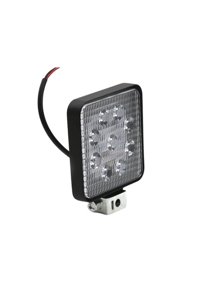 Carub 9 Led Kare Projektör Siyah Kasa