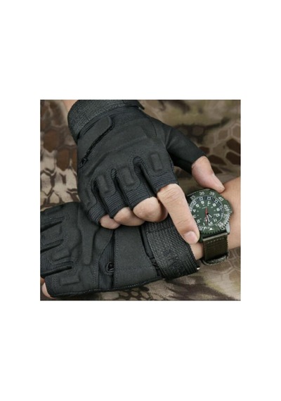 Blackhawk Kesik Parmak Korumalı Taktik Eldiven No:7 Siyah - 308264274 Siyah