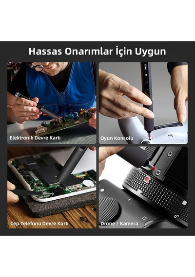 Ps49 500mah 180r/dk 5 Kademeli 42 Parça Şarjlı Tornavida Seti