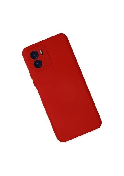 Uryport Vivo Y15s Kılıf Nano İçi Kadife Silikon - Kırmızı