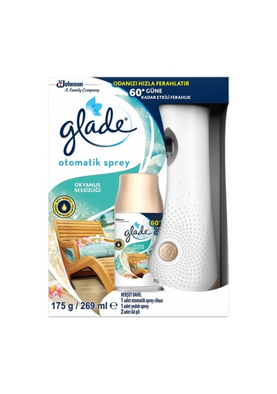 Glade Otomatik Sprey Makina + Yedek Clean Line 269 G Oda Kokusu Tarı Diğer