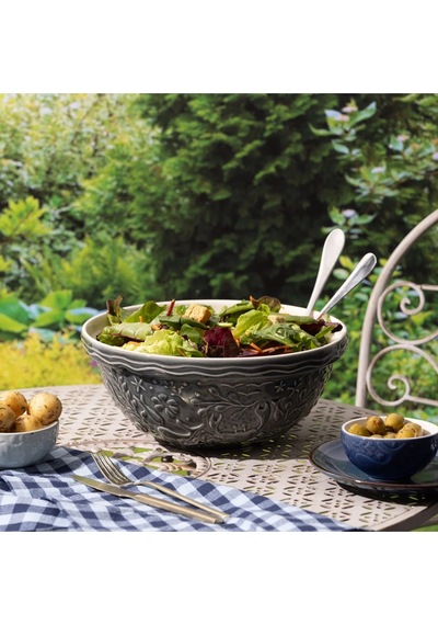 Mason Cash Nautical Mixing Bowl 26cm Gri Karıştırma Kasesi