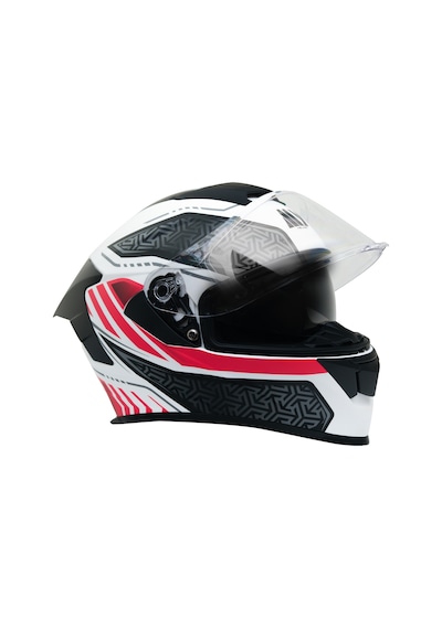 My Helmets Mks001-wrb Yarış Spoiler Güneş Vizörlü Şeffaf Full Face Motosiklet Kaskı